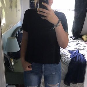 black soft and sexy tee